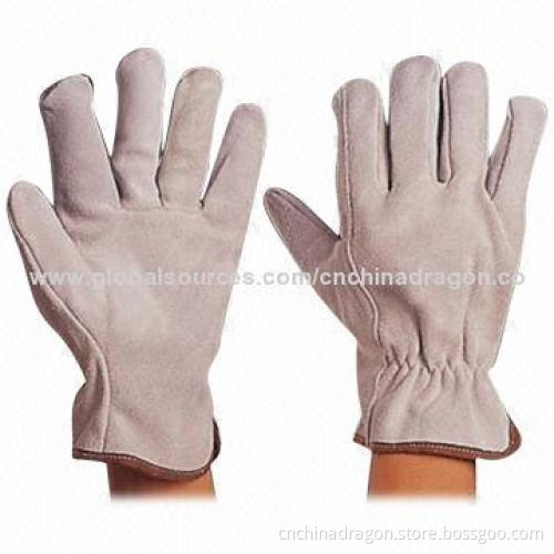 Driver Gloves, Shirred Elastic, Cloth Hemmed Cuff
